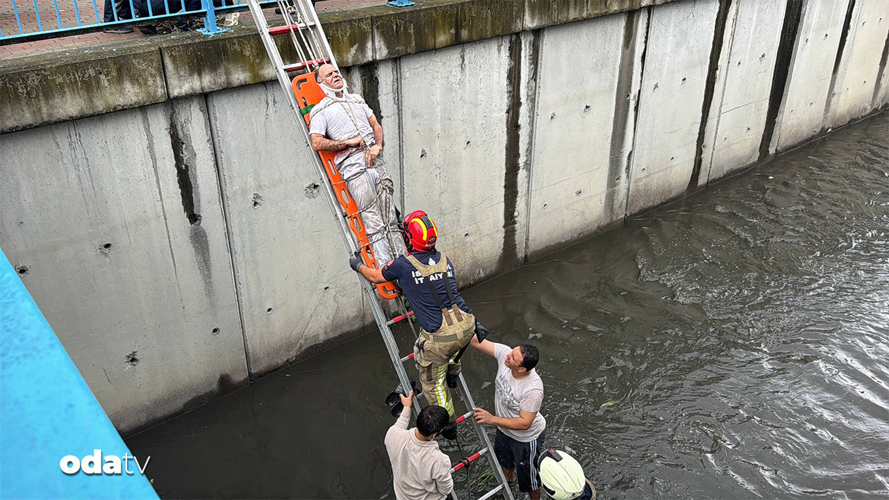 catidan dusen adam su kanalindan kurtarildi 7VAarIjF