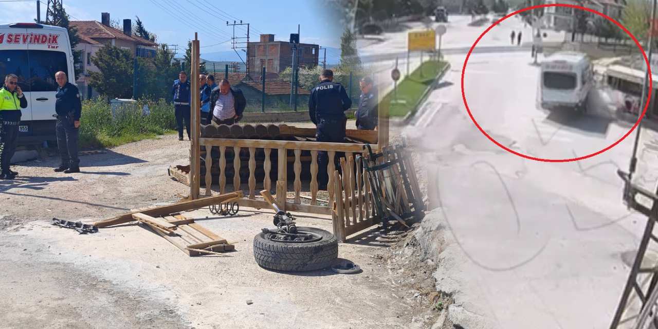 Alkollü Sürücü Durağı Devrildi, İki Öğrenci Son Anda Kurtuldu