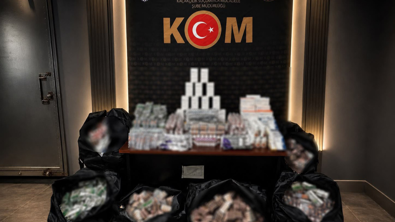 Kacak ilac operasyonunda dikkat ceken bilanco 100 bine yakin tablet ele gecirildi g27ssluA